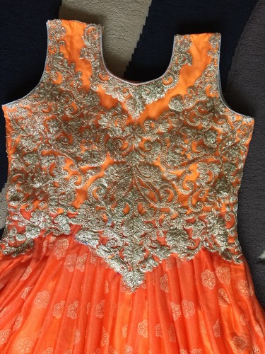 indian long party dress