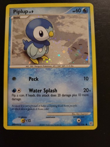 とし　2枚 【PSA9】ポケモンカード 2013 Piplup-Holo Auction Prices Realized Tcg Cards 2013 POKEMON JAPANESE