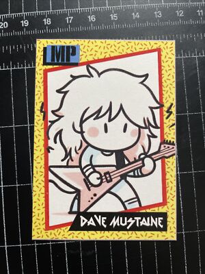 Dave Mustaine Art Trading Card Signed By Artist Serial Numbered