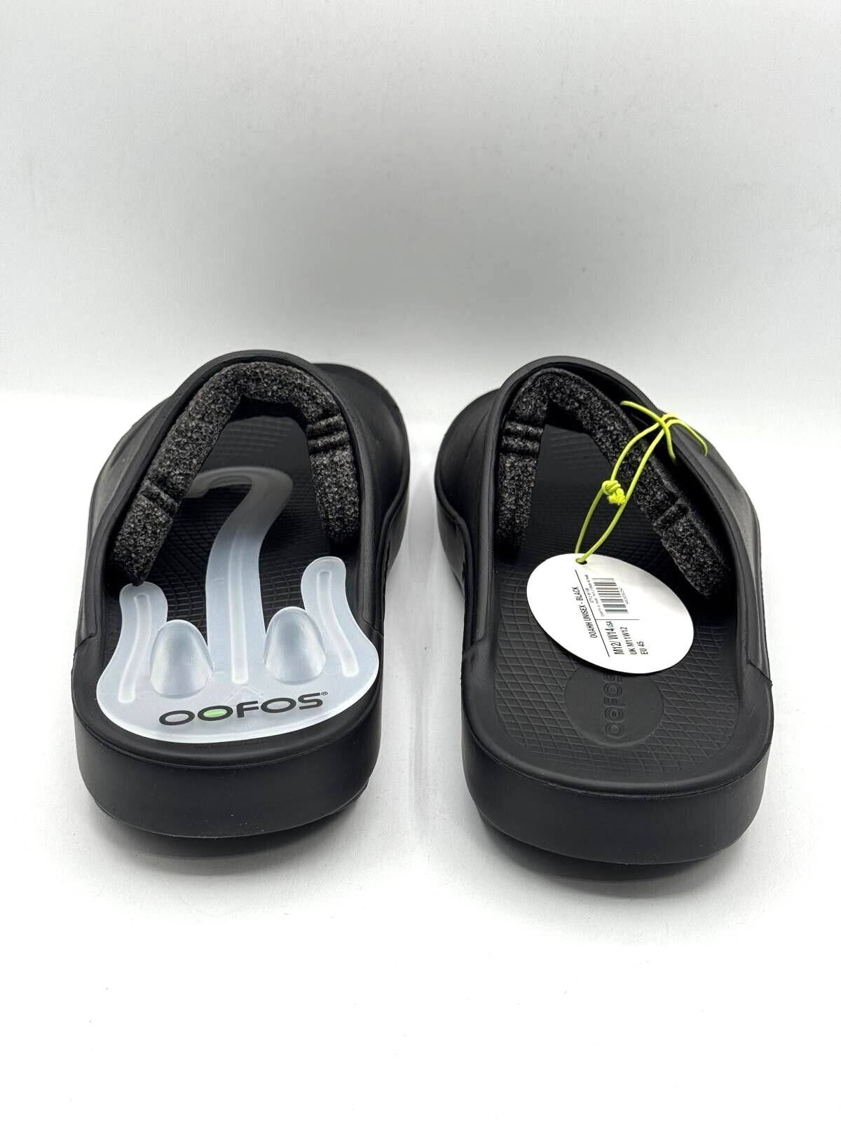 OOFOS OOahh Unisex Black / US Men’s 12 Women’s 14  EU 45.