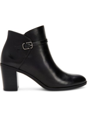 

ALFANI Женские черные кожаные ботильоны Nadenne с миндалевидным носком на блочном каблуке и застежке-молнией, размер 11 м, Черный, 10007276400