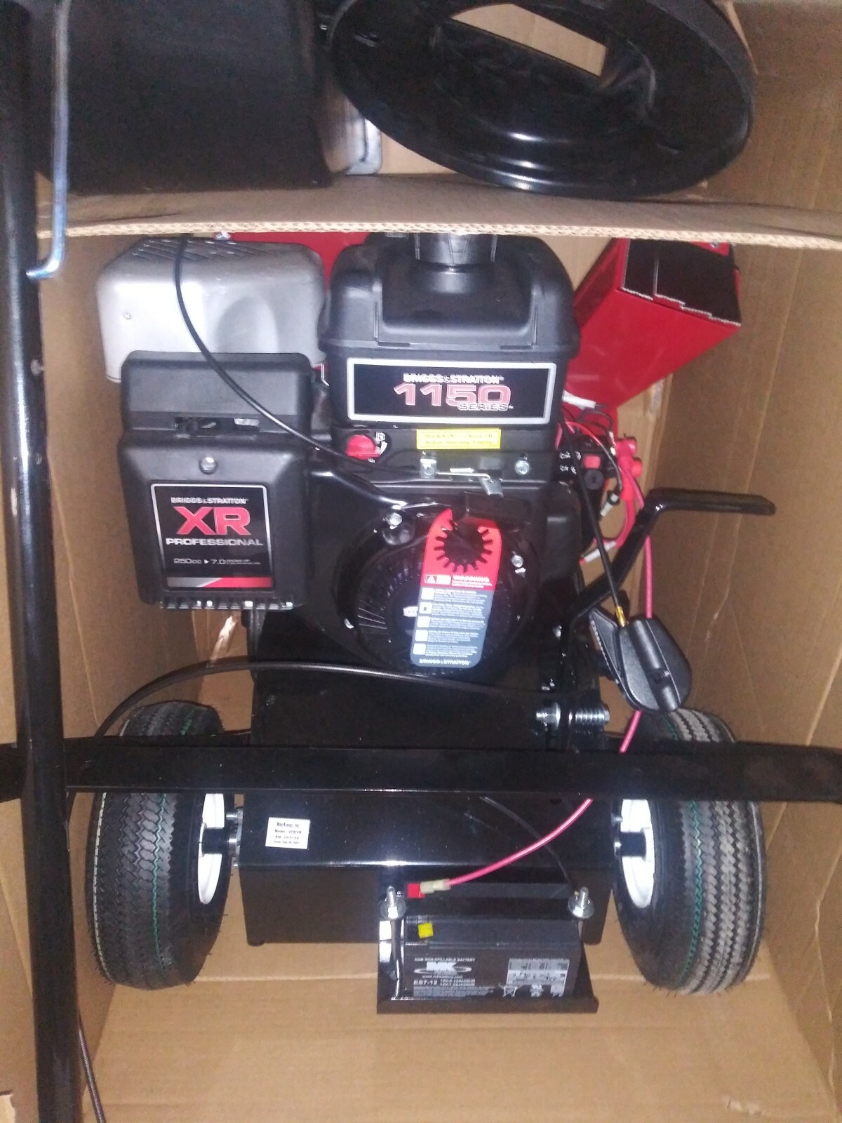 merrymac chipper vacuum bagger industrial brand new still in box.5 yr warranty