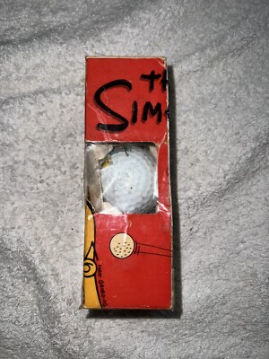 Simspons Golf Balls Mr. Burns White Set 3 Spalding Collectible Vintage 1992
