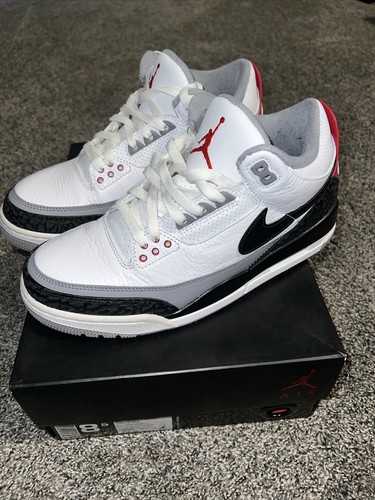 Air Jordan 3 Retro NRG Tinker 2018 Men's Sz 8.5 - AQ3835-160