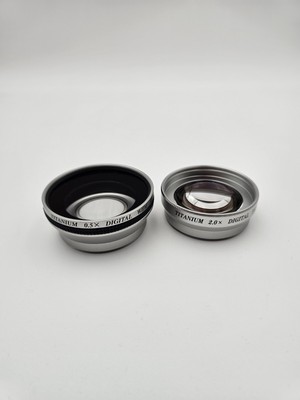 Titanium Digital AF Video 0.5X  LENS made in Japan/ Untested