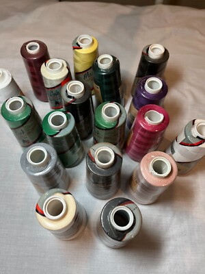 18 cones MAXI_LOCK SERGER THREAD 3000 Yds per cone