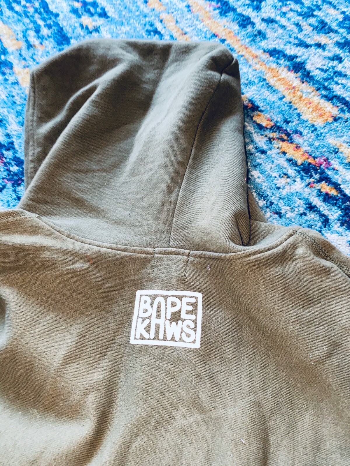 olive green bape shirt