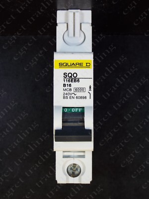 Square D SQO Qwikline MCB B and C type Circuit Breaker - Free Delivery