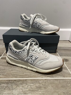 New Balance 997 V1 Women’s Sneaker Gray White Leopard Cheetah 7.5 M New
