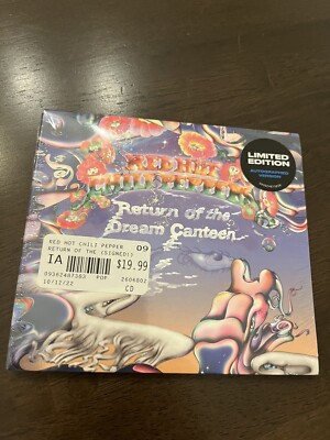 Red Hot Chili Peppers SIGNED CD Return of the Dream Canteen auto *In Hand*
