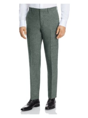

THEORY Mens Halton Melange Green Slim Fit из смесовой шерсти с раздельными брюками W34\L28, Зеленый