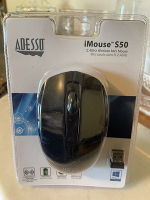 Adesso iMouse S50 - 2.4GHz Wireless Mini Mouse (IMOUSES50)