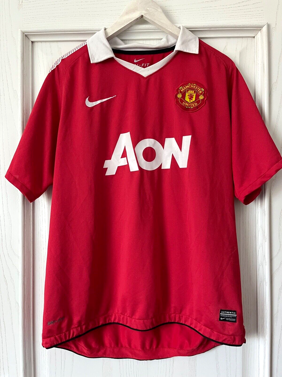 MANCHESTER UNITED HOME FOOTBALL SHIRT SOCCER 2010/2011