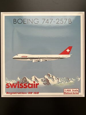 Phoenix Models 1:400 Swissair Boeing 747-200 Reg. HB-IGB
