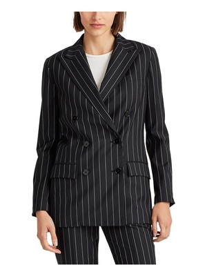 

Женский черный пиджак в тонкую полоску RALPH LAUREN Work Blazer, 200795787001
