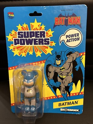Medicom DC Super Powers Bearbrick Batman Be@rbrick SDCC Exclusive Minifigure