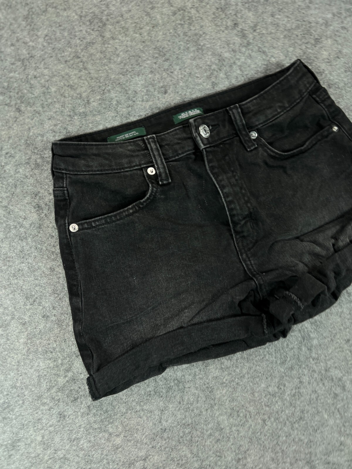 Wild Fable Denim Shorts Womens 2 Black Jean Denim Chino Wild Fable Denim Shorts Womens 2 Black Jean Denim Chino