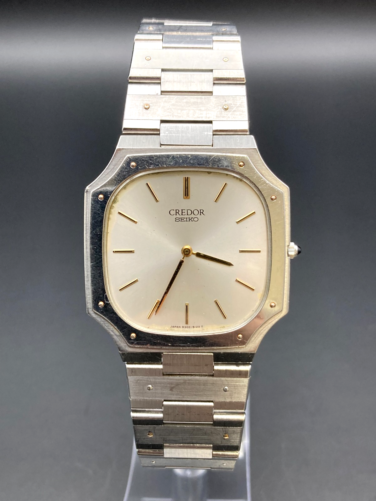 Exc+5/Rare] Seiko Credor 9300-5070 Mens Vintage Watch Quartz