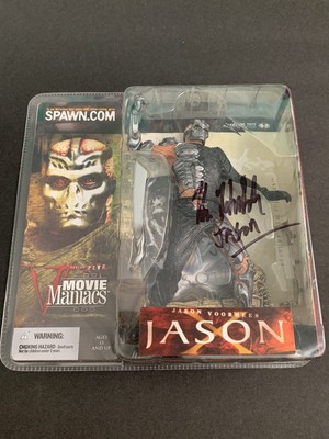 Jason X Figure -Friday the 13th X -Movie Maniacs McFarlane Kane HODDER SIGNED 