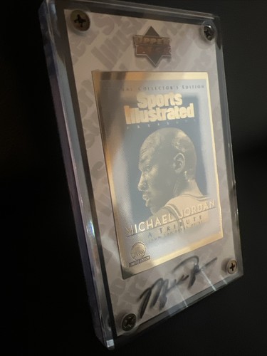 マイケルジョーダン　UPPER DECK 24k authenticated Upper Deck 24k Gold Michael Jordan Commemorative Card | eBay