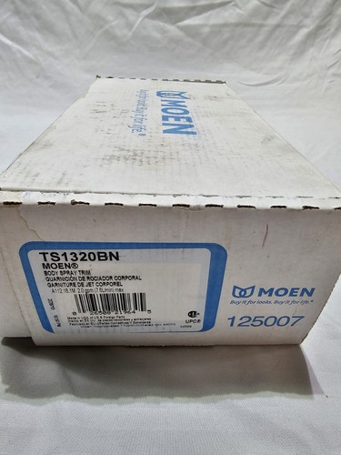 Moen TS1320BN Mosaic Square Shower Bath Body Spray Brushed Nickel