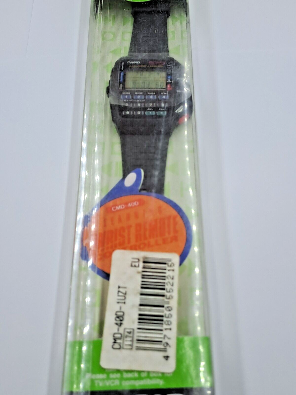 Pre-owned Casio Xrare  1174 Cmd-40-1uzt Vtg Watch Remote Tv Alarm Controller Chrono