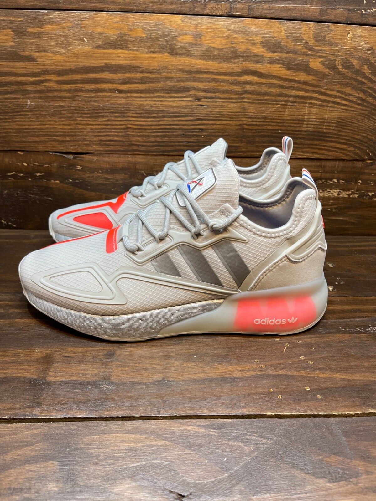 Adidas Men's ZX 2K Boost Grey Running Shoes FX7028 NASA | eBay Adidas Men's ZX 2K Boost Grey Running Shoes FX7028 NASA | eBay