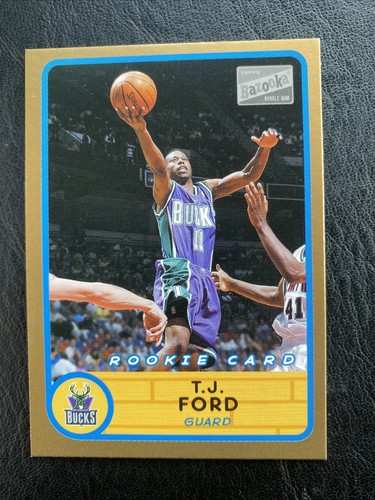 2003-04 Bazooka T.J. Ford Rookie Milwaukee Bucks #260A | eBay