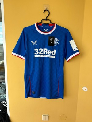 NEW Glasgow Rangers mens Castore 2023/24 home shirt kit top Blue size M