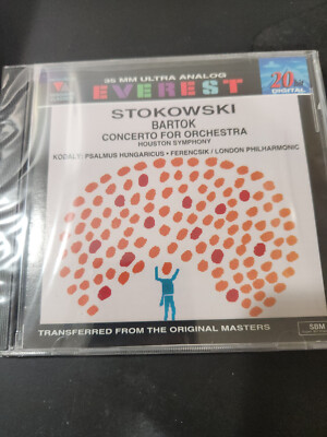 Stokowski: Bartok: Concerto For Orchestra Kodaly Psalmus Hungaricus CD NEW bOX15