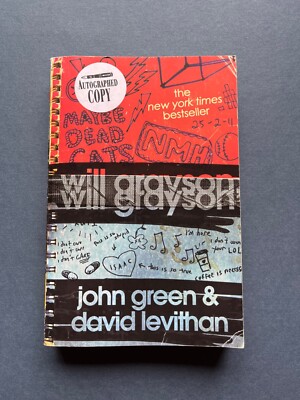 Will Grayson, Will Grayson by John Green & David Levithan  AUTOGRAPHED COPY