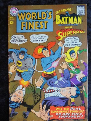 WORLD'S FINEST #168 DC COMICS SILVER AGE 1967 