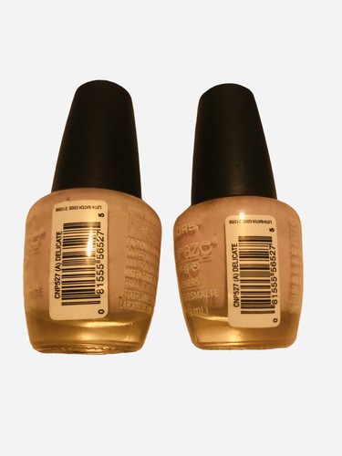 (2)x L.A. COLORS 527 Delicate Color Craze Nail Polish Pastel Soft Pink
