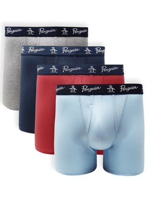 

Комплект нижнего белья PENGUIN Intimates, 4 шт., темно-синие трусы-боксеры без бирок, Navy, RPMC405