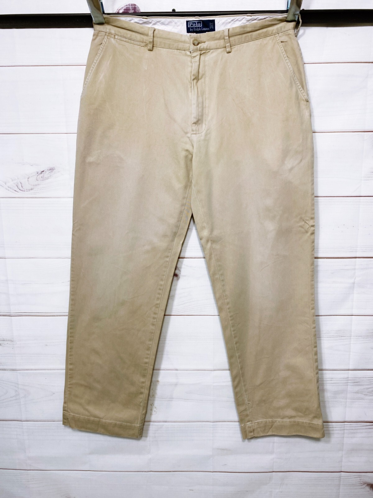 Polo by Ralph Lauren チノパン　カーキ　36/30 Polo By Ralph Lauren Mens Classic Chino Pants Size 36/32 (Actual
