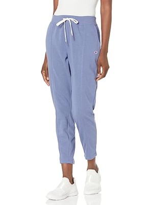

Женские синие спортивные штаны CHAMPION с кулиской и вентилируемым краем, прямые брюки, Синий, M5926