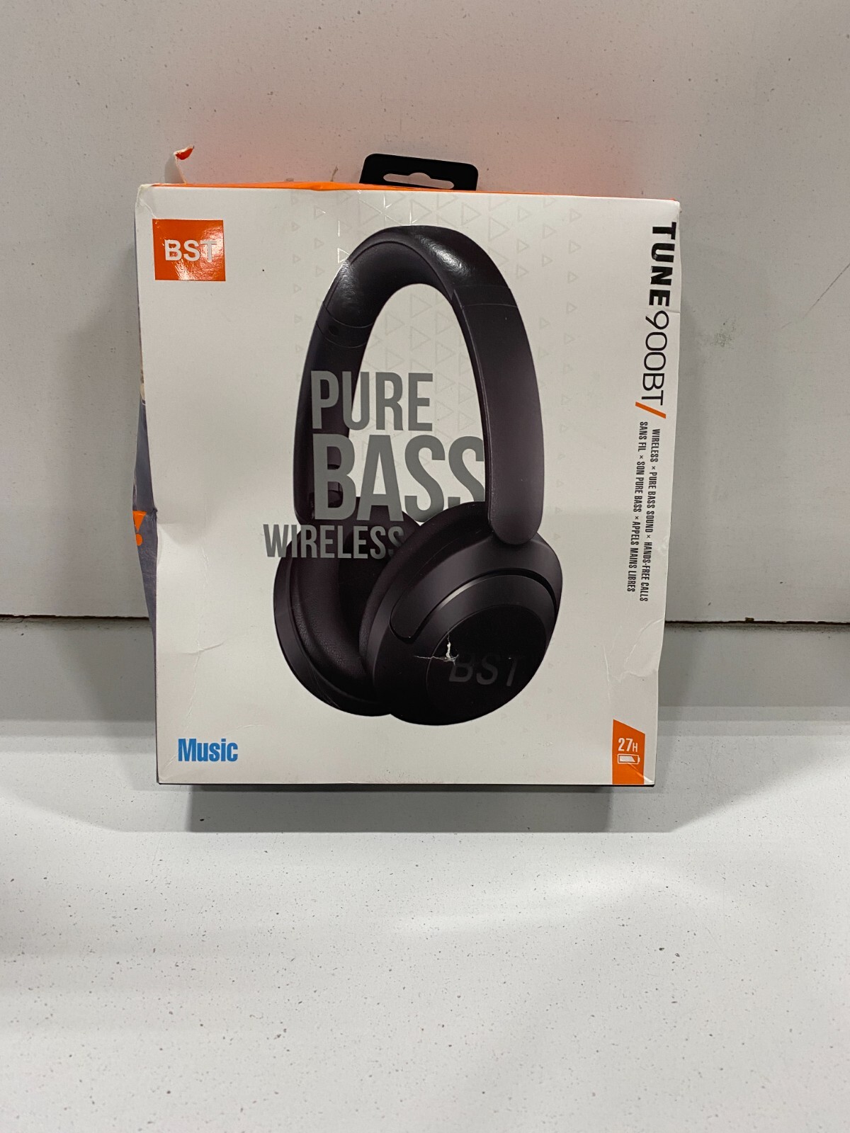 BST TUNE 900BT Wireless Bluetooth On-Ear Headphones with