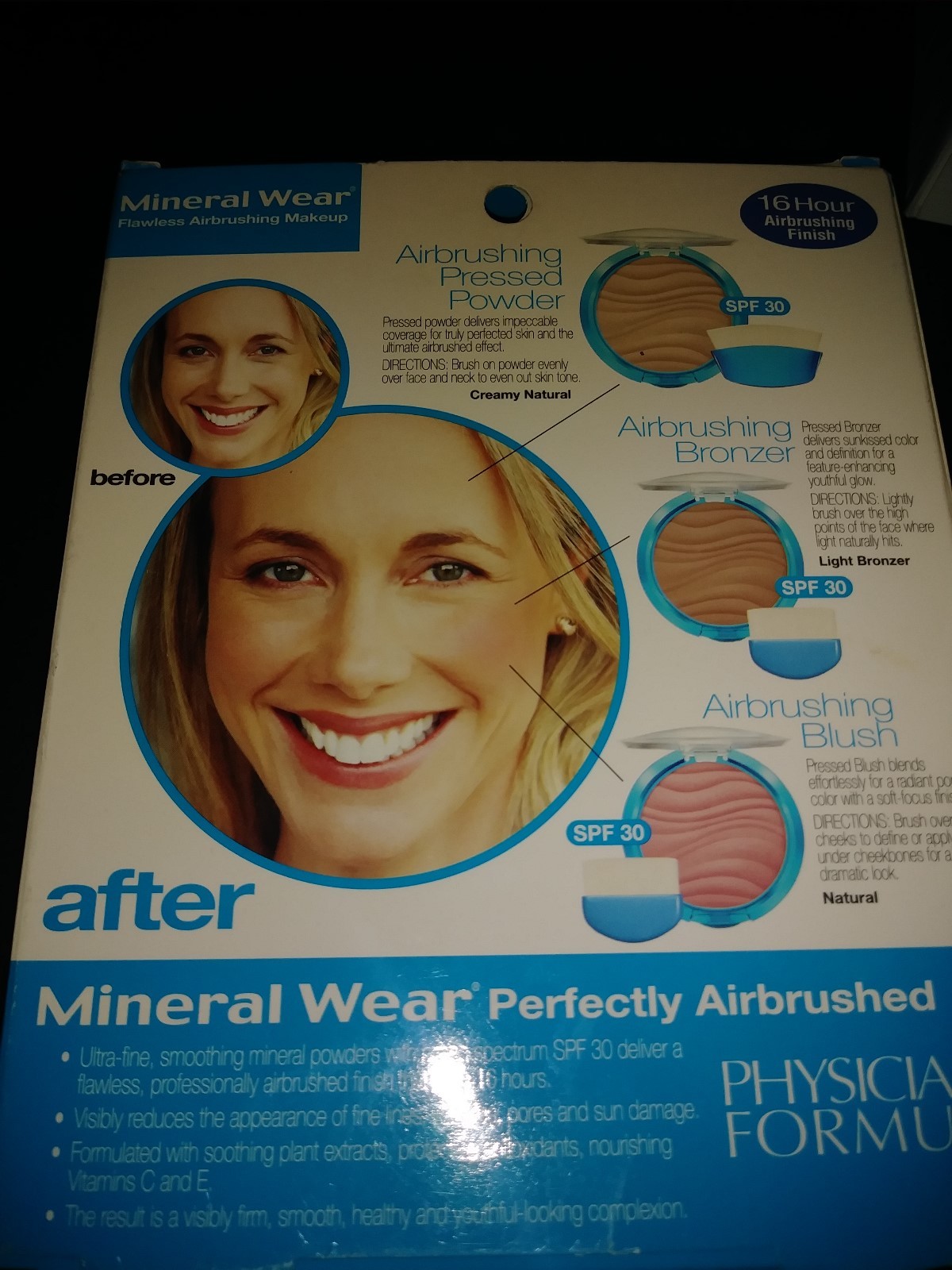 PHYSICIANS FORMULA PERFECTLY AIRBRUSHED MINERAL WEAR LIGHT COMPLEXION KIT 7589