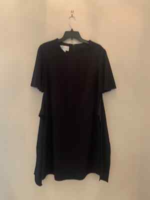 NWOT Donna Morgan Navy Blue Tie Front Dress Size 14