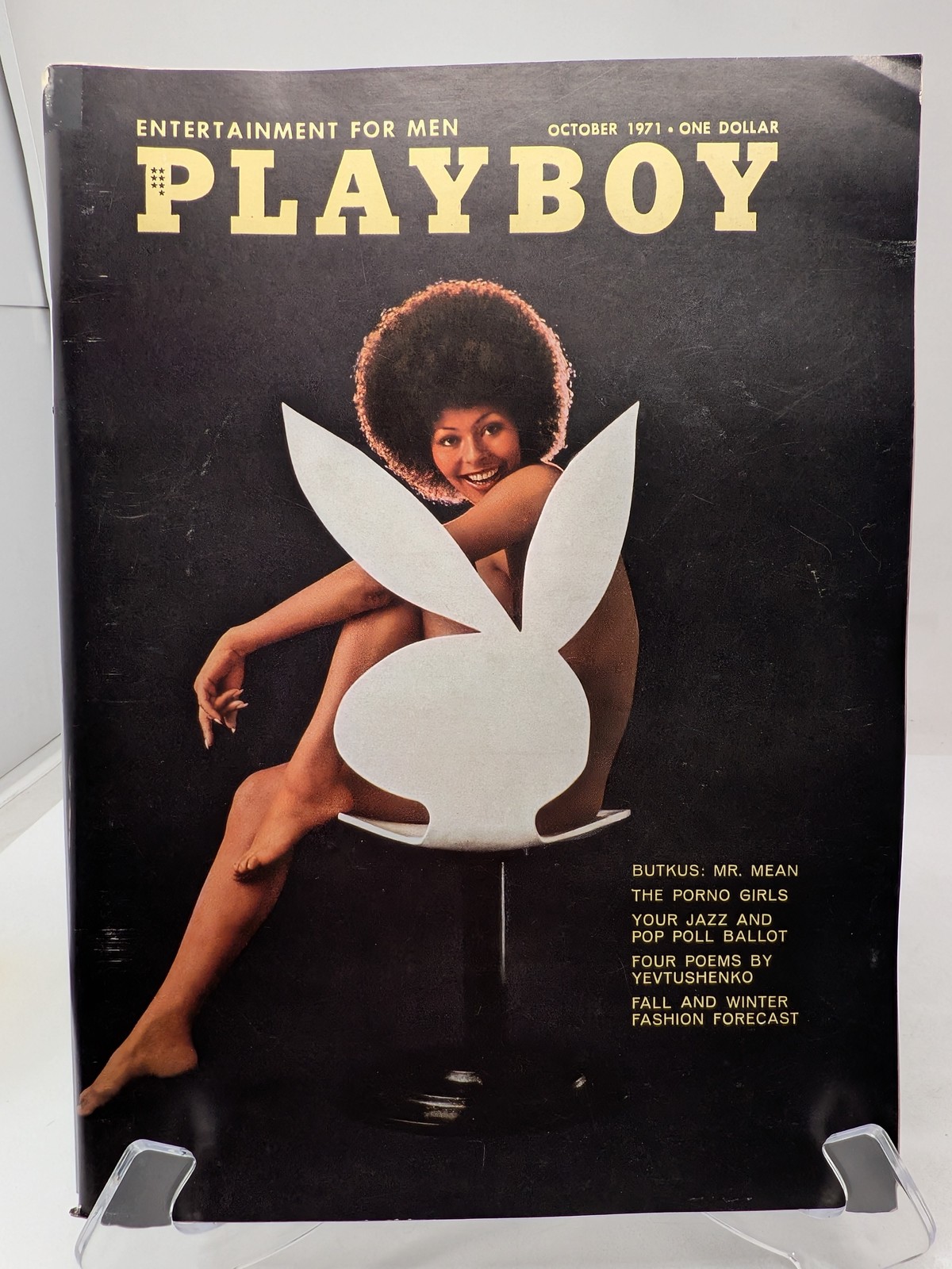 Playboy Magazine October 1971 🔥 CG Darine Stern 🔥 PM Claire Rambeau 🔥 D