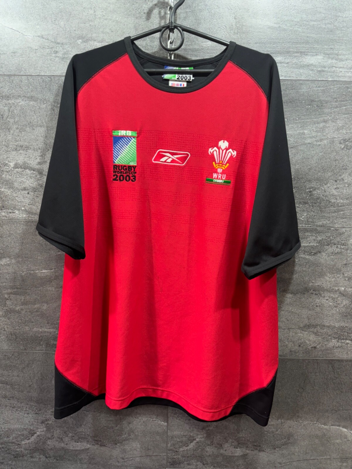 Wales national rugby union team shirt jersey World Cup 2003