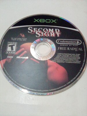 Second Sight (Microsoft Xbox, 2004) Game Disc Only