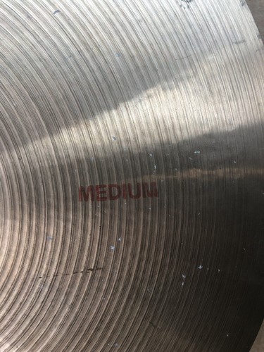Paiste Ludwig Standard 18 Inch Medium, Black Label Logo, Swiss Made, VGC