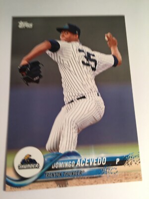 2018 Topps Pro Debut Jumbo 5x7 Domingo Acevedo Thunder 2 04/49