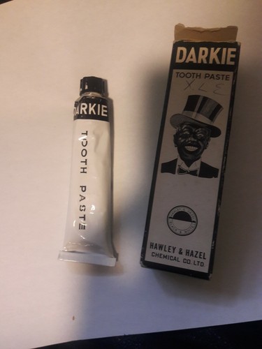 Darkie toothpaste, tube and box