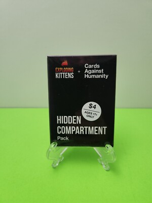 New -Sealed -Cards Against Humanity -Hidden Compartment Pack -Exploding Kittens!