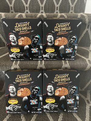  LIMITED TO 1000 Old El Paso Cinnamon Toast Crunch Dessert Taco Shells 4 Pack!