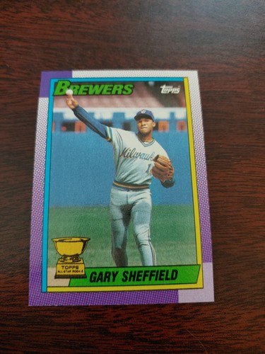 1990 Topps Gary Sheffield All-Star rookie baseball card #718