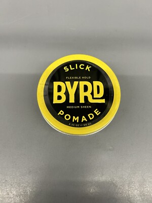 Byrd Slick Pomades Flexible Hold Medium Sheen Tin Can - 3.35oz