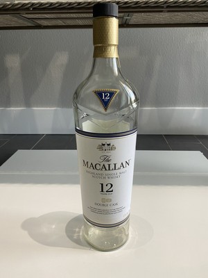 The MACALLAN 12 Year Old Double Cask Scotch Empty Bottle ONLY  1.75 L